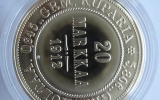 20 markkaa 1912 L mitali