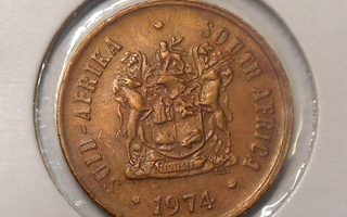 South Africa. 1 cent 1974.