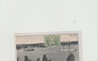 ÅLAND,MARIEHAMN,HYVÄ KORTTI v 1904 SAKSAAN(111)