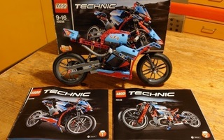 Lego Technic  42036-moottoripyörä, alkup. pakkaus +ohjeet