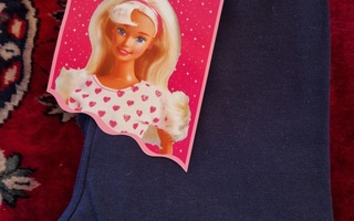 Barbie lasten pitkät housut 128 cm. 38. Uudet