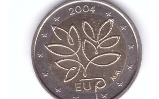 Suomi 2€ 2004 - EU:n laajentuminen Risuraha Rahapaja UNC