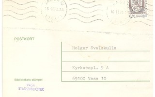 Vaasa,  v. 1976  firmakortti kotiseutukeräilijälle