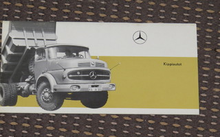 1964 Mercedes-Benz kippiautot esite - suom  KUIN UUSI - 28 s