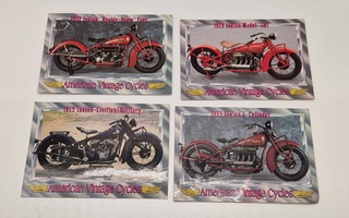 Moottoripyöräkortit 4 kpl Indian erä4