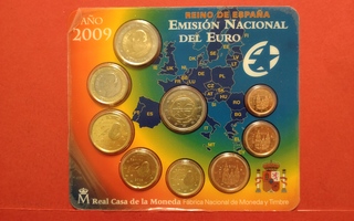 Espanja, Euro vuosisarja 2009 + juhla 2-euroa. (KD42)