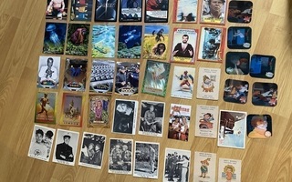 Keräilykuvia ja SAGA + Berlin postikortti + X-Men juliste