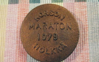 Korson Maraton 1979 hölkkä  mitali.