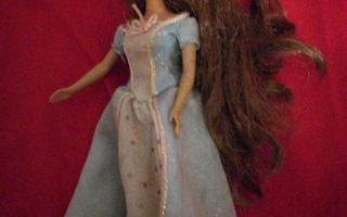 Barbie juhlamekolla n.13 cm minimized ruskeat pitkät hiukset