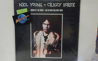 NEIL YOUNG + CRAZY HORSE - DOWN BY THE RIVER UUSI LP