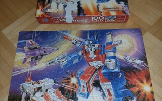 [ PALAPELI ] 1986 MB / Transformers (100 palaa CIB)