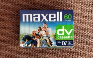 Uusi Maxell MiniDV kasetti