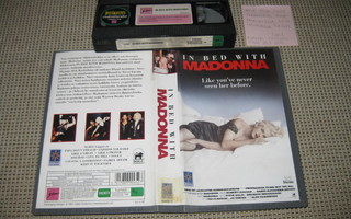 In Bed With Madonna-VHS (Egmont Film, 1991, Suomikasetti)