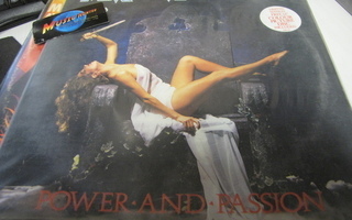 MAMAS BOYS - POWER AND PASSION LP +12" !! EX+/EX+