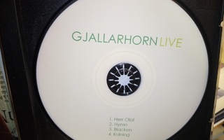 CD :  GJALLARHORN :  LIVE ( omakustanne) SIS POSTIKULU