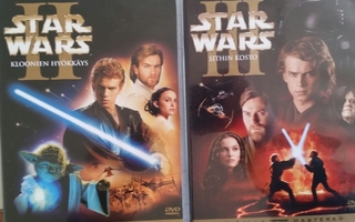 STAR WARS 2 ja 3 -DVD