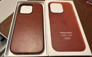 Apple iPhone 14 Pro Leather Case (Umber)