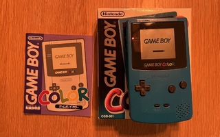 Game Boy Color (teal) + Laatikko