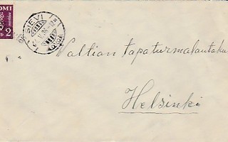 1936 Kirje Sievi, rivileima Etelänkylä