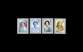 Iso-Britannia 1275-8 ** Kuningataräiti Elizabeth 90v (1990)