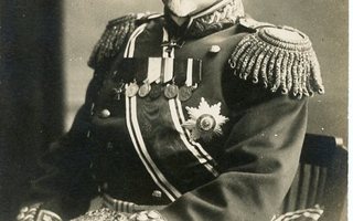 Valokuvapostikortti venäläinen kenraali Janushevski