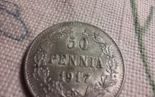 50 penniä 1917