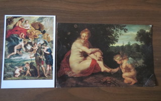 Petrus Paulus Rubens: kaksi taidekorttia