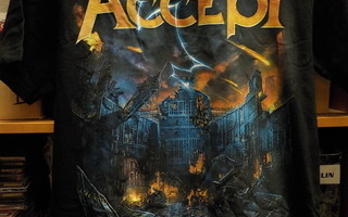 ACCEPT - THE RISE OF CHAOS TOUR 2017- 2018 UUSI T-PAITA S