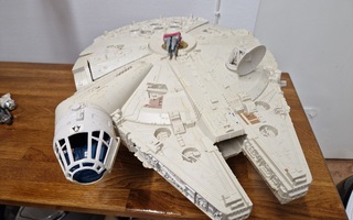 Millennium falcon star wars + figuureja vintage