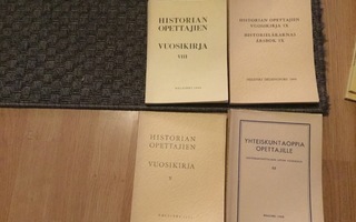 Historian opettajien vuosikirja 1958, 1963, 1968 ja 1969