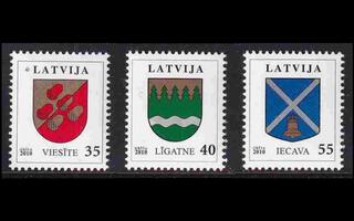 Latvia 778-80 ** Käyttösarja vaakuna (2010)