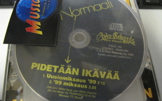 EPPU NORMAALI  - PIDETÄÄN IKÄVÄÄ CD SINGLE