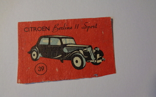 TT-etiketti Citroen Berline II Sport