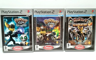 PS2 - Ratchet & Clank 2-3 ja Gladiator