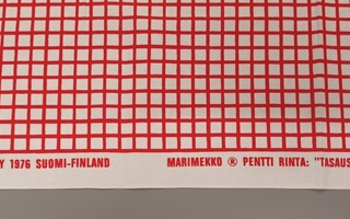 Vintage- harvinaisuus Marimekko "Tasaus" Pentti Rinta