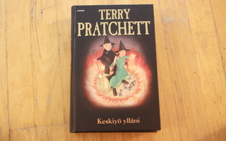 Terry Pratchett Keskiyö Ylläni (kovakantinen 1 painos ) D3