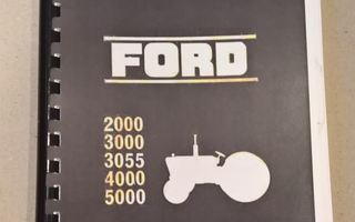 Käsikirjakopio Ford 2000/3000/3055/4000/5000 käyttäjälle