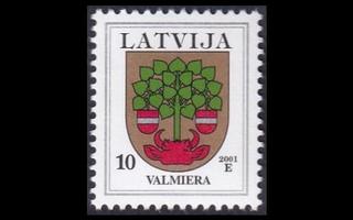 Latvia 463D_Vy ** Käyttösarja vaakuna 10 S -01 (1997)