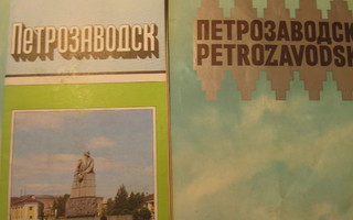 CCCP 1987 & 1989: Petroskoi - matkailukartta + kuvaesite