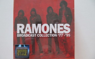 Ramones Broadcast Collection '77-'95. 9*CD BOXI uusi
