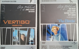 Vertigo - Punainen Kyynel +The Birds - DVD