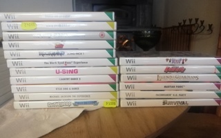 Wii, uusia, muoveissaan 12+,  16+ ALE!