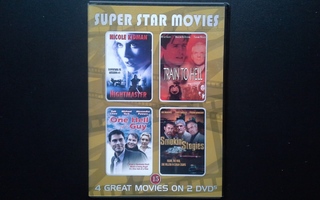 DVD: Super Star Movies - 4 elokuvaa kahdella levyllä,349 min