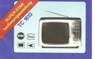 Superstar TC-1613 TV – vanha käyttöohje