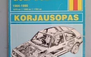 VW Golf & Jetta 1984-1990 Korjauskirja