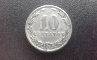 10 centavos Argentiina 1928 kolikko (207)