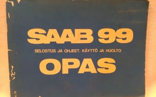 Saab 99 opas käyttö ja huolto v.1974