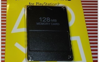 Uusi ja käyttämätön Playstation 2 muistikortti 128Mt #30248