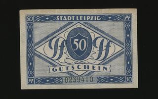 Saksa Notgeld 50 Pfennig, Leipzig 1920