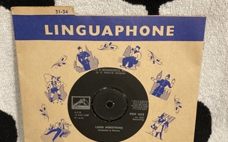 Louis Armstrong Orchestra & Chorus  – What A Wonderful 7"